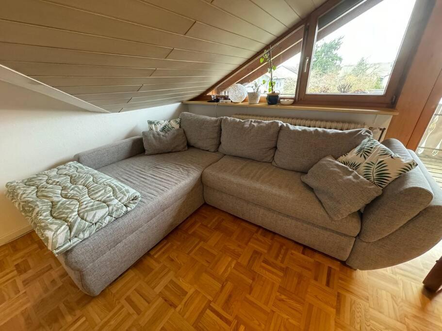 Gemuetliche Wohnung Bei Bad Waldsee Mit Balkon Extérieur photo