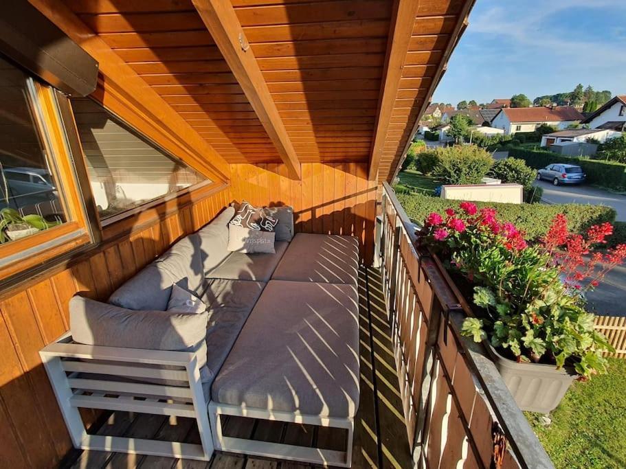 Gemuetliche Wohnung Bei Bad Waldsee Mit Balkon Extérieur photo